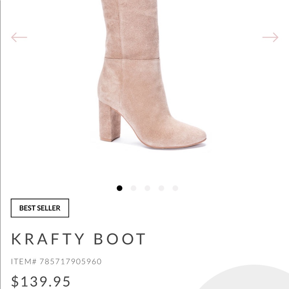 Chinese Laundry Boots, Color: Mars Taupe. Never worn!